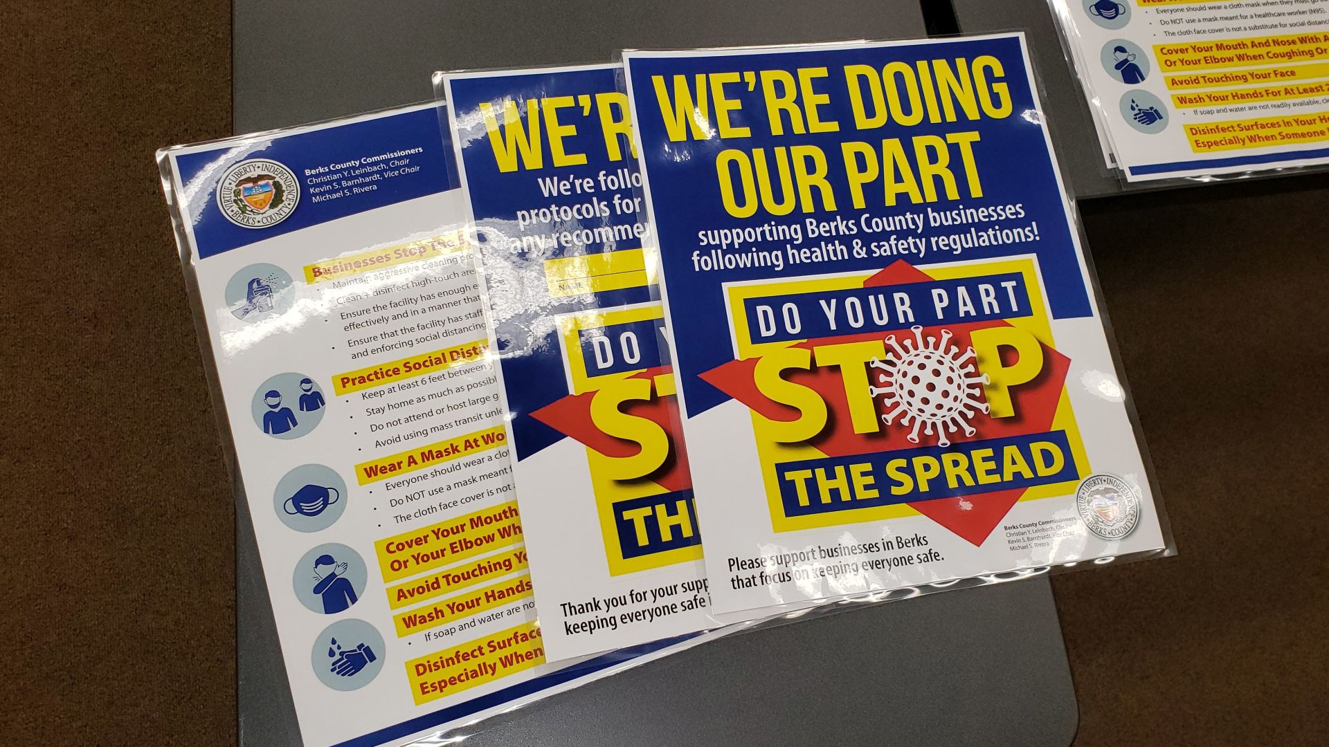 Berks County news conferene on coronavirus - COVID-19